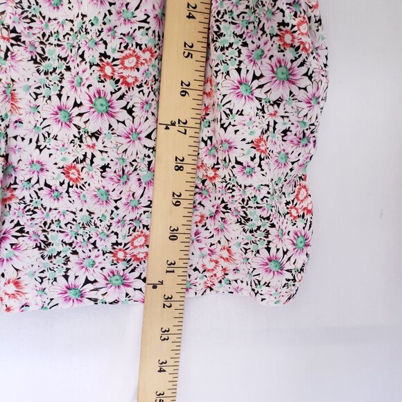 Passport Multicolor Colorful Thin Overall Shorts Romper with Pockets Size S - Picture 8 of 16